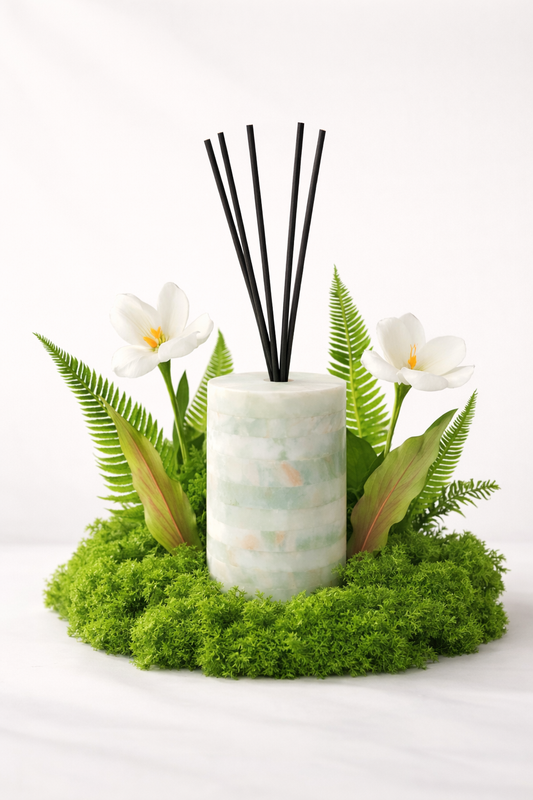 Marble Diffuser Flower tray IV