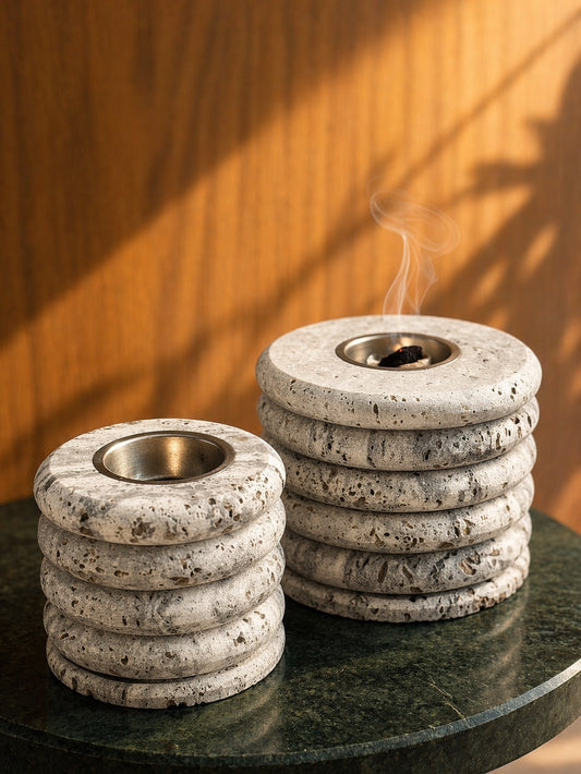 Grey Marble Mubkhar Gift Box