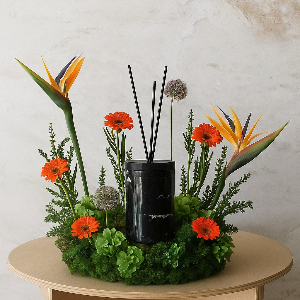 Marble Diffuser Flower tray III