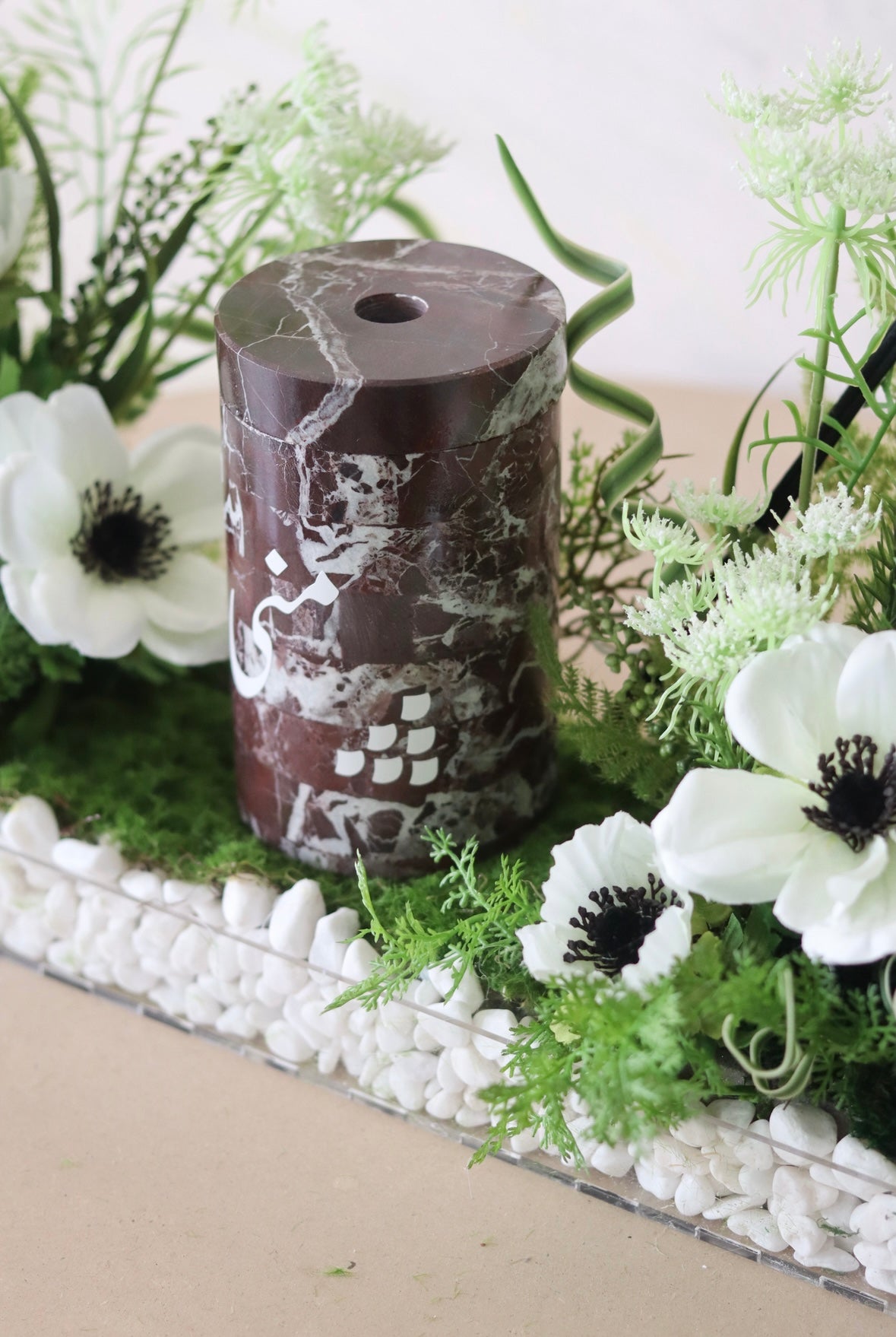 White flower Diffuser tray