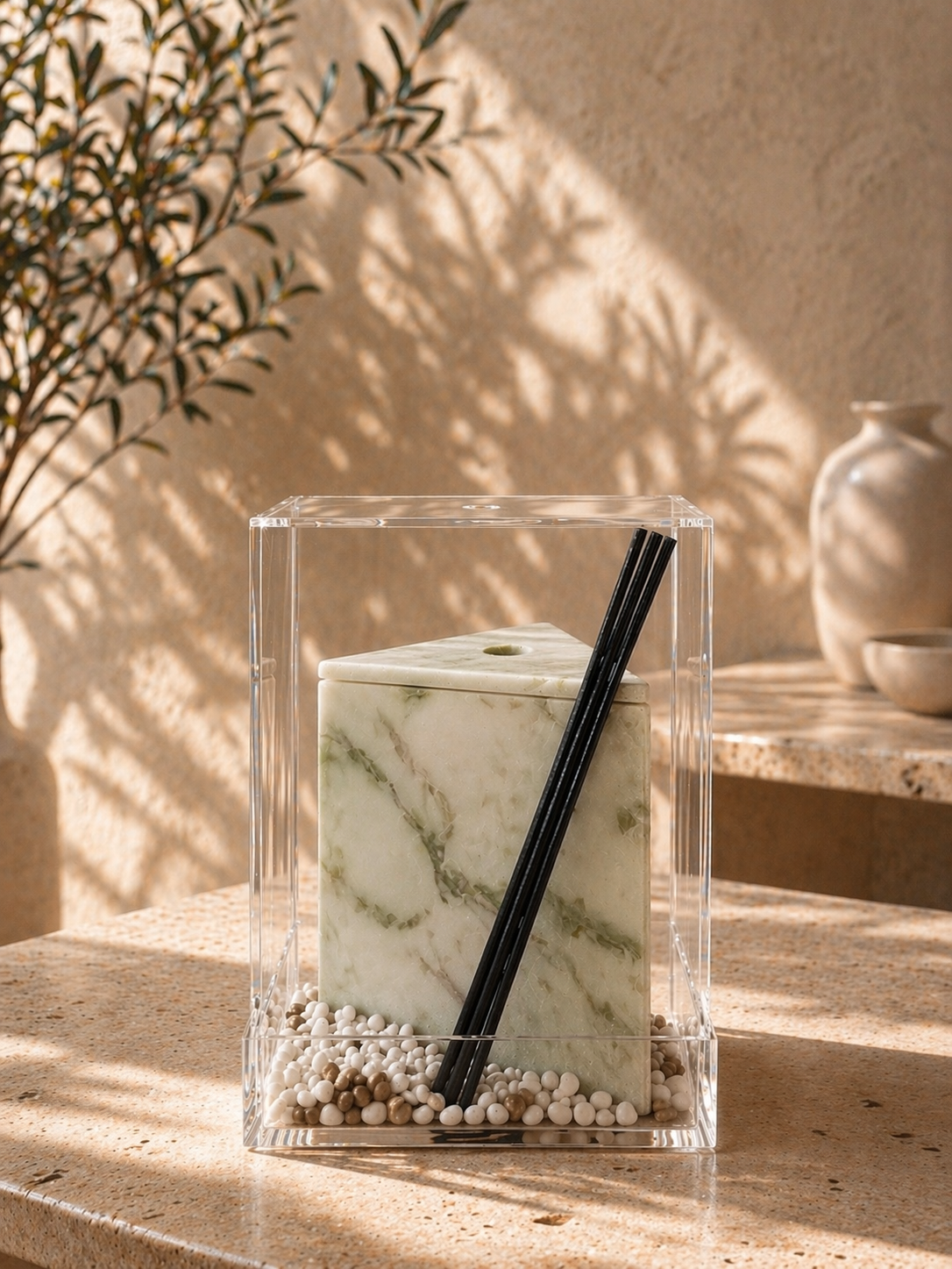 Onyx Triangle Marble Diffuser Gift Box