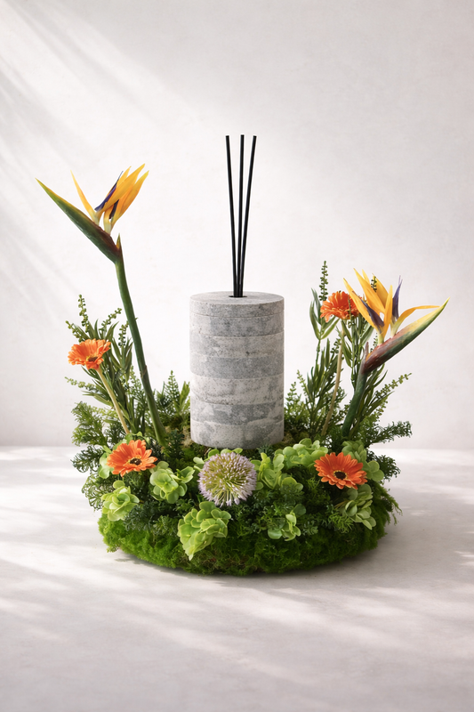 Marble Diffuser Flower tray III