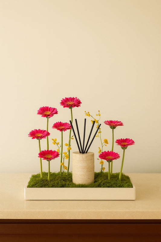 Pink flower Diffuser tray 🌺