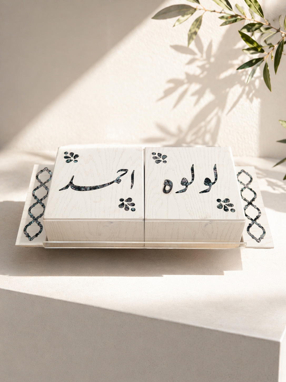 White Jewelry Box Set