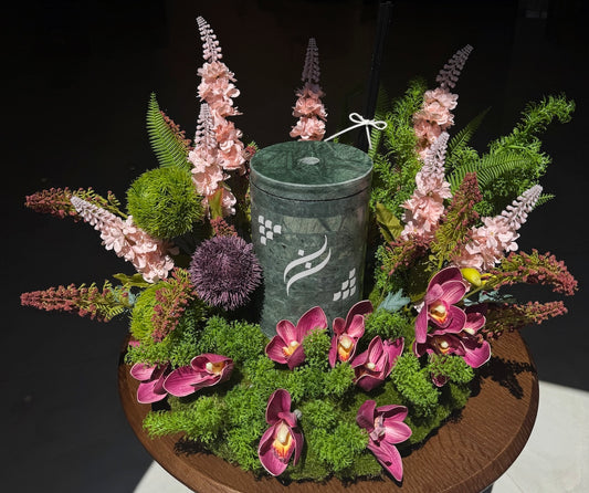Marble Diffuser Flower tray I