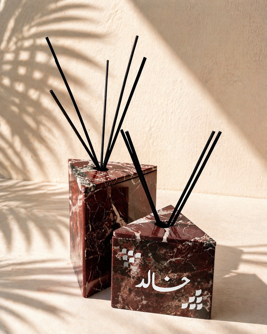 Red Triangle Marble Diffuser Gift Box