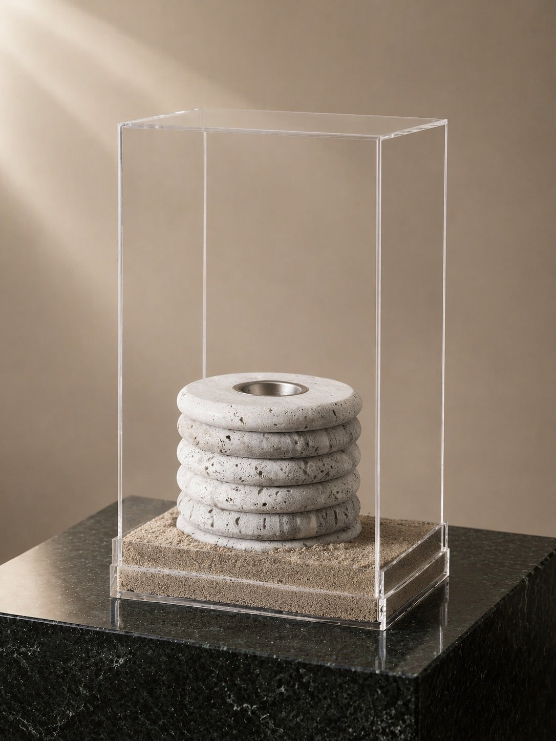 Grey Marble Mubkhar Gift Box