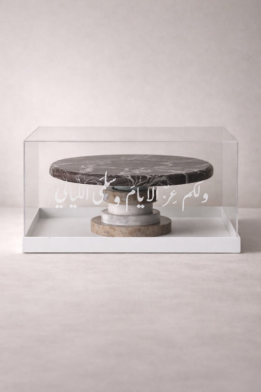 Red Marble Stand - ستاند رخام احمر