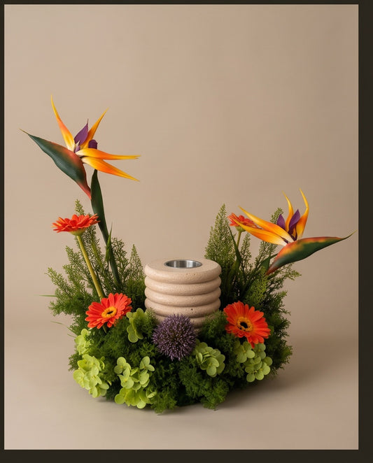 Marble Mubkhar Flower tray II