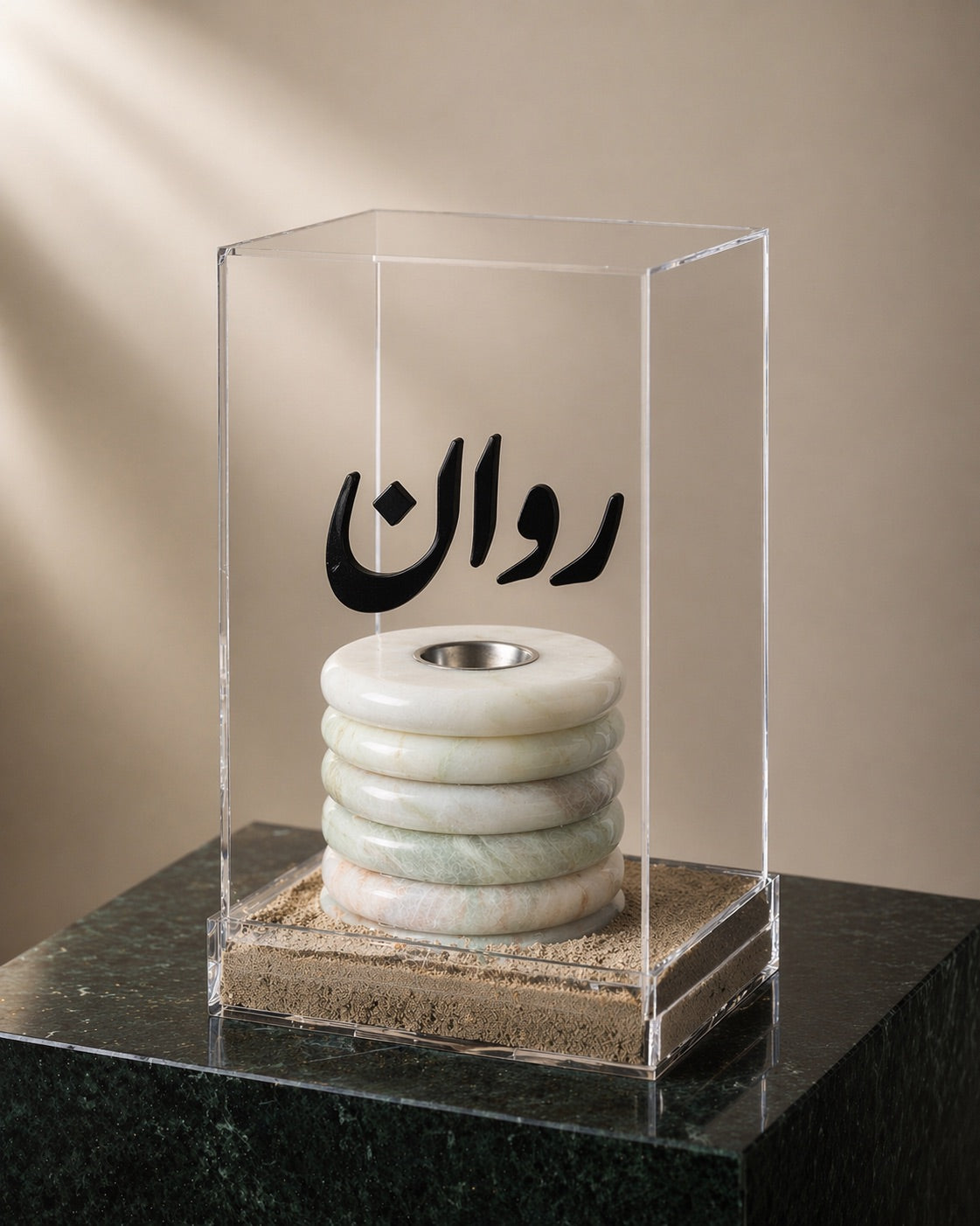 Onyx Marble Mubkhar Gift Box