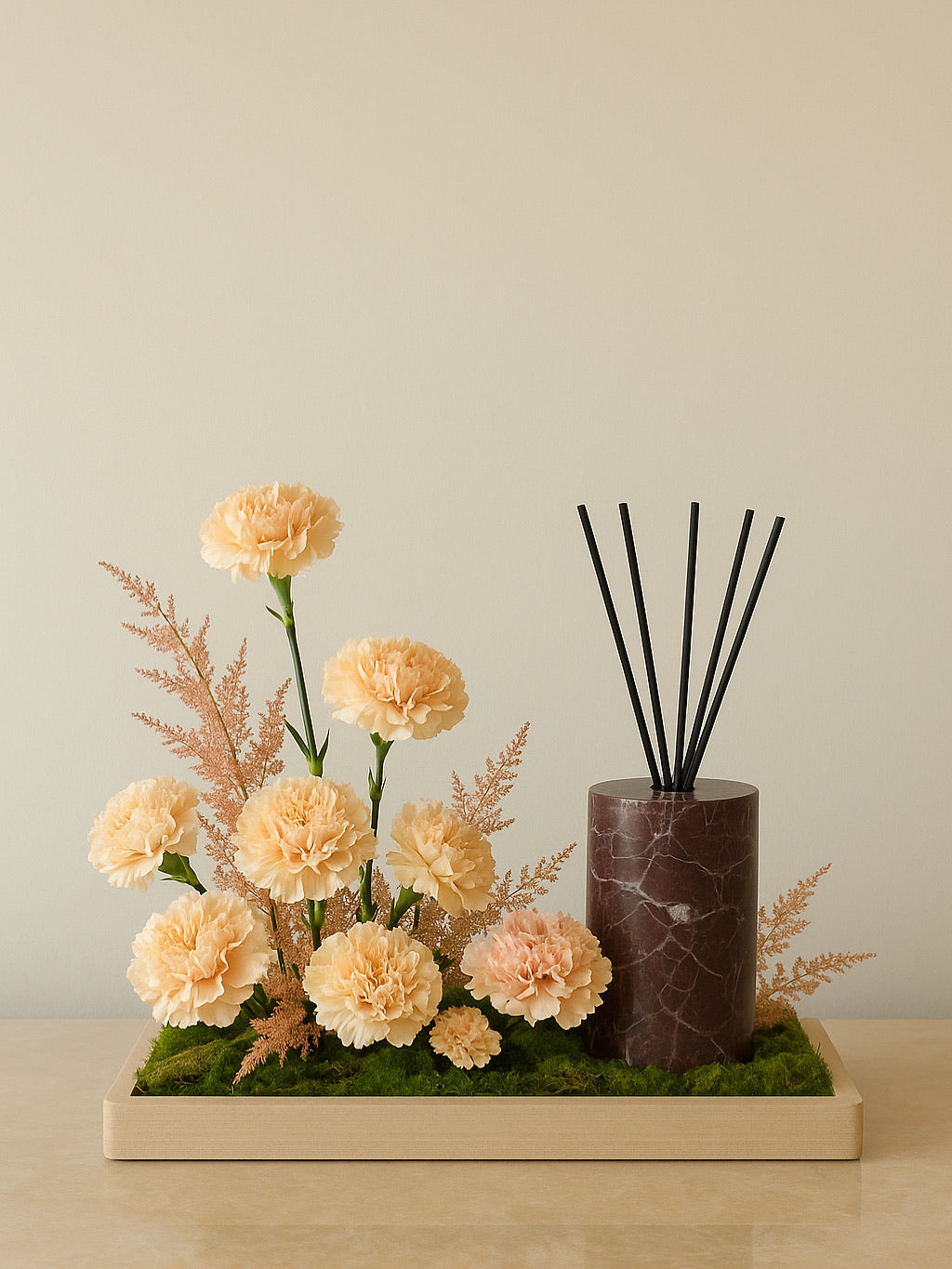 Nude flower Diffuser tray 🪷