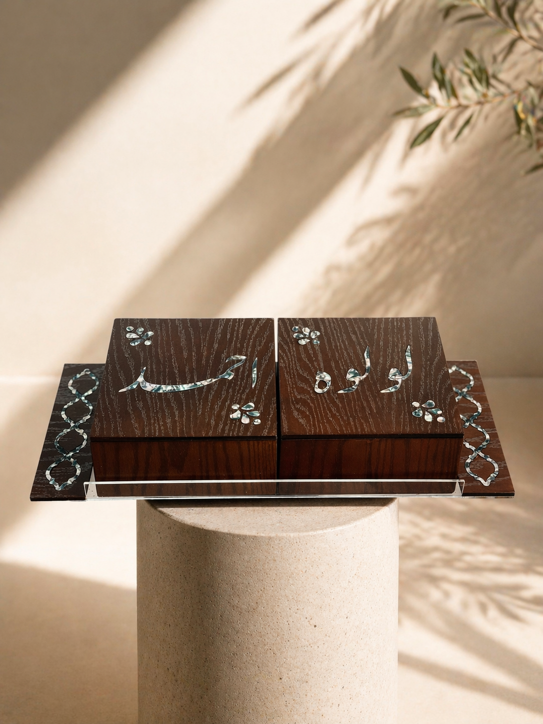 Brown Jewelry Box Set