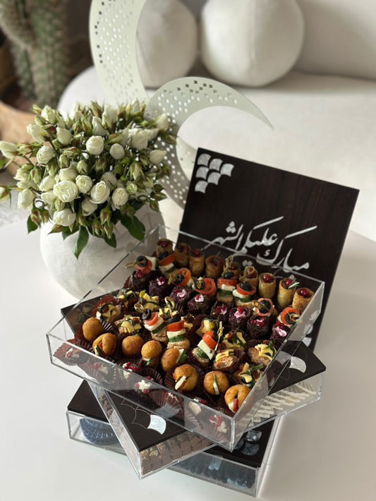 Canapes - Half Fan 🪭 موالح (with name - مع اسم)