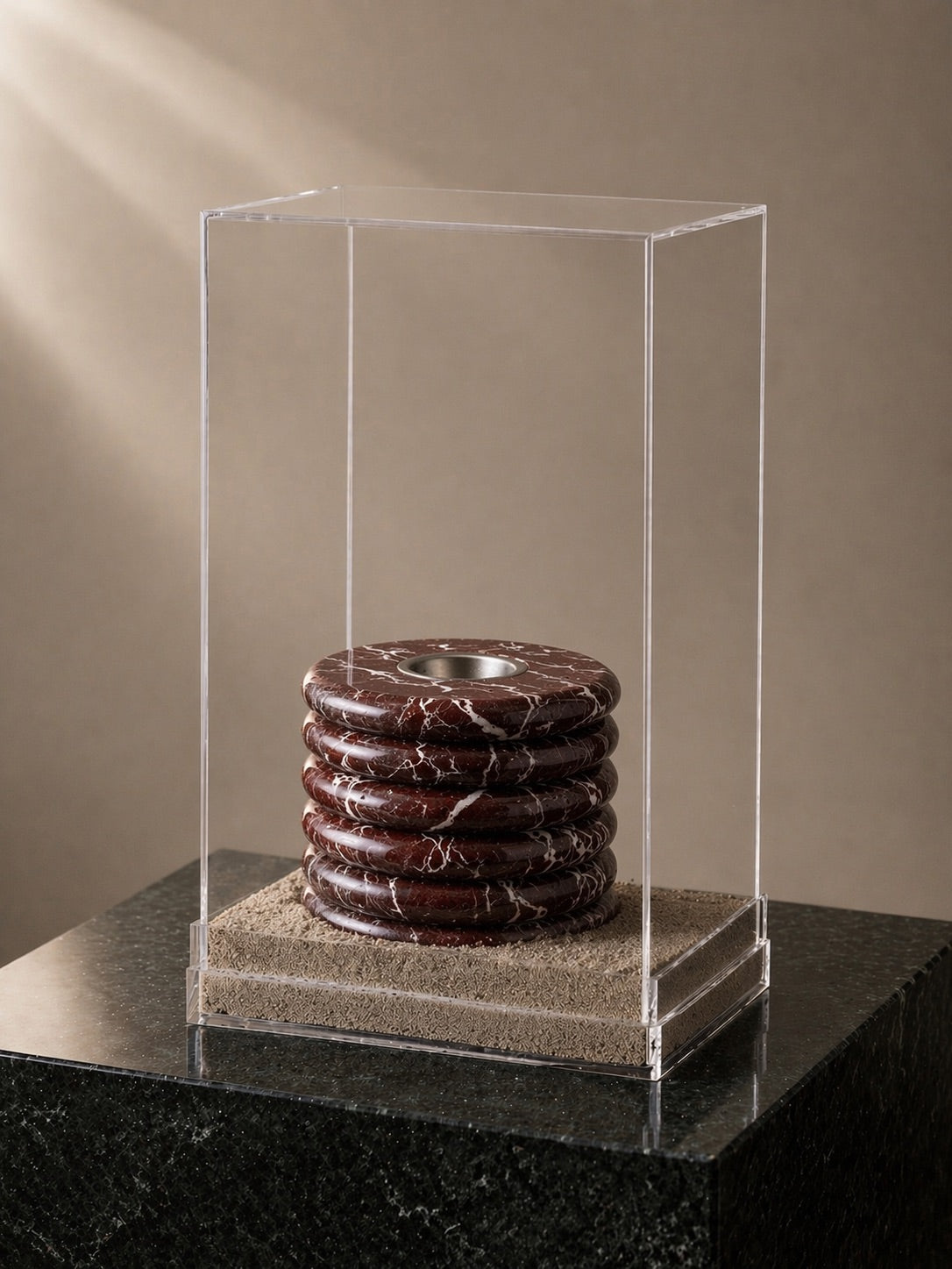 Red Marble Mubkhar Gift Box