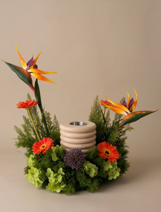 Marble Mubkhar Flower tray II